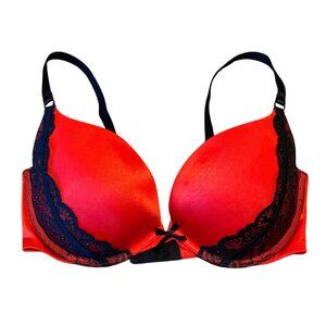 Victoria’s Secret Very Sexy Push-Up Bra | Red & Black Lace | Size 36D